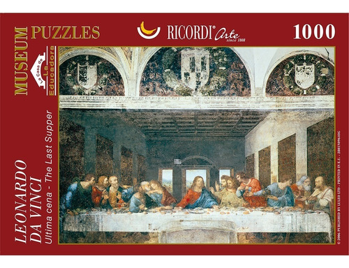 9640 Da Vinci La Última Cena Rompecabeza Ricordi 1000 Piezas
