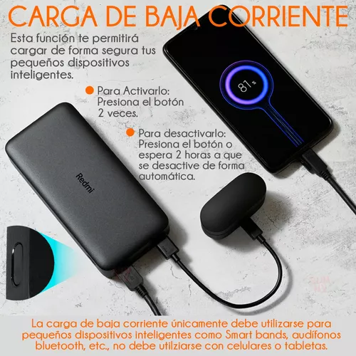 Batería Xiaomi Redmi Power Bank 10000mAh Black_Xiaomi Store