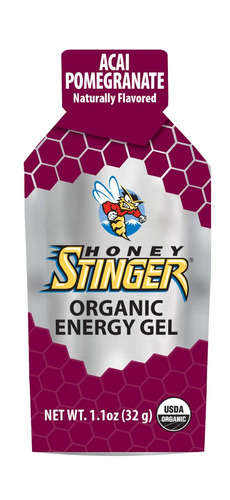 Honey Stinger Energía Orgánica De Gel Acai Y Granada 24 Ct