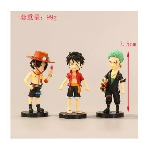 Action Figures One Piece 6 Personagens Excelente qualidade!