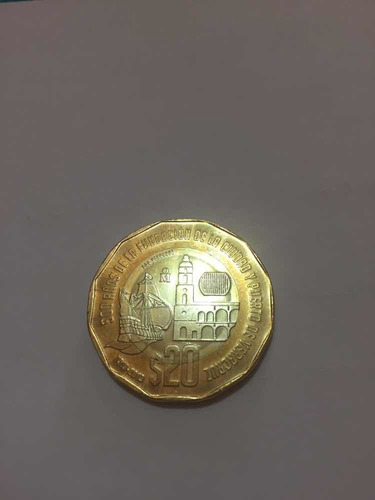 Moneda De 500 Años De La Fundación De La Ciudad De Veracruz