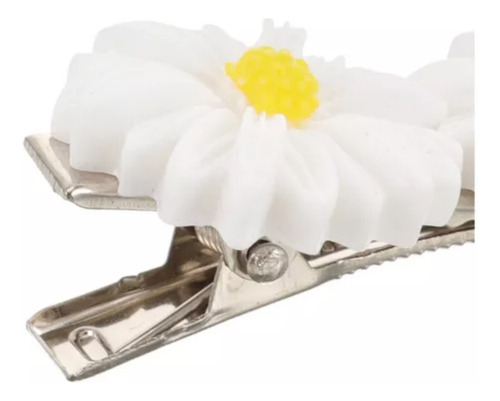 Ypz Broches Para El Pelo Con Forma De Flor Y Margaritas,