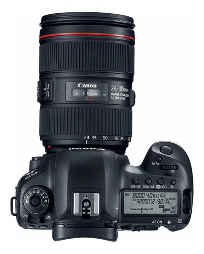 Canon EOS 5D Mark IV 24-105mm IS II USM Kit DSLR cor preto