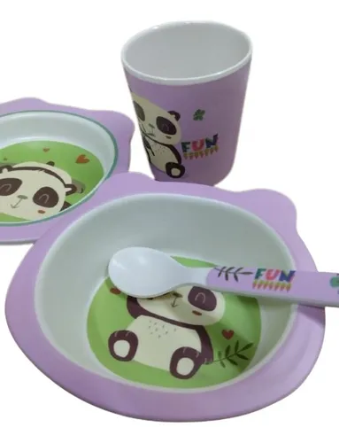 Platos infantiles de bambu hotsell
