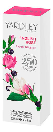 Eau de toilette English Rose, 125 ml, perfume Yardley para mujer