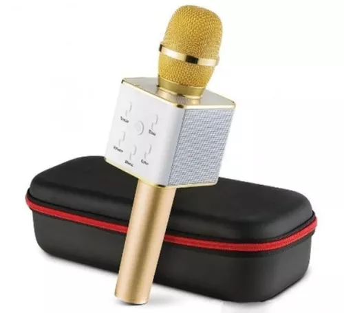 Micrófono Parlante Bluetooth Inalámbrico Karaoke + Estuche