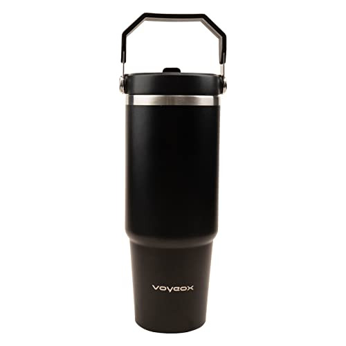 Voyeox Mug De Camping Aislado De Acero Inoxidable Bwxr9