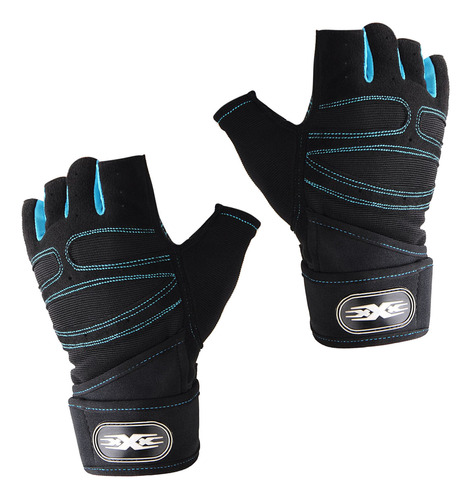 Guantes De Levantamiento De Pesas De Medio Dedo Para Hombre,