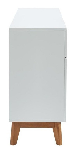 Imagen 7 de 9 de Mueble Aparador En Madera Lacada Blanco Y Robe Ref: Napoli2