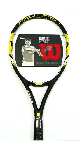 Raqueta Tenis Wilson Pro Open Aro 100 Grafito Alta Gama