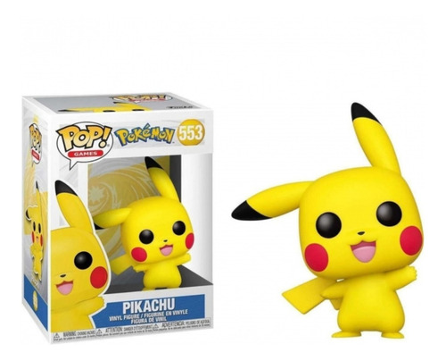 Boneco Funko Pop! Pokémon - Pikachu Waving