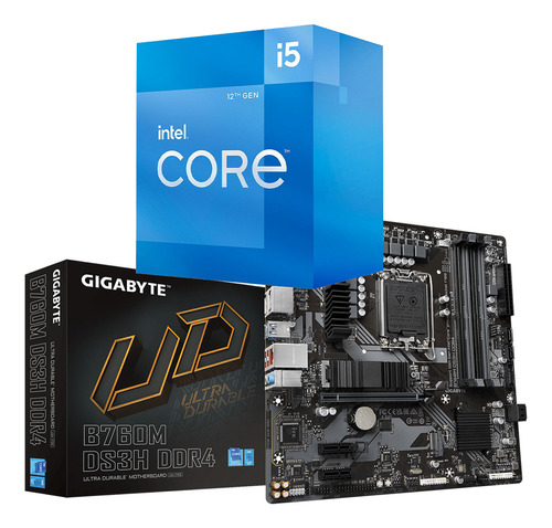 Kit Upgrade Intel 13ª Geração I5 13400f + B760m Ds3h 