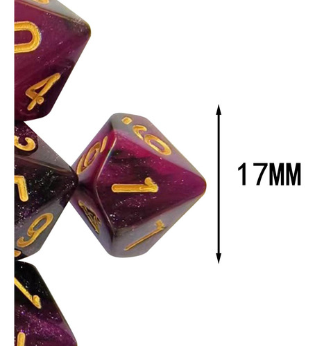 2 Juego De Dados De 10 Piezas D10, Juguetes De