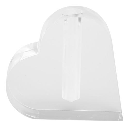 Estante De Acrílico Transparente En Forma De Corazón Con For