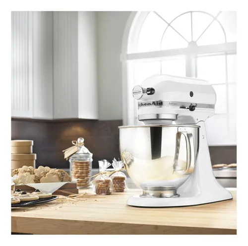 Batidora Kitchenaid 4,8 Lts Blanca Rksm150psrwh Color White Frecuencia x 60 Hz 220 V