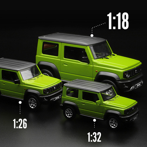 Suzuki Jimny 1/18 Miniatura Metal Coche Con Luces Y Sonido