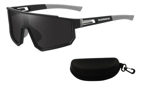 Lentes Deportivos Shimano Uv400 Polarizados C/ Estuche C 1