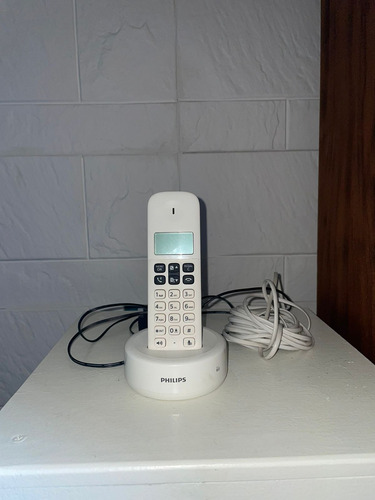 Teléfono Philips Inalámbrico 110v/220v - Color Blanco