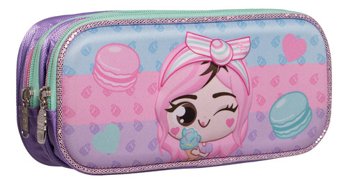 Kit Mochila Mis Pastelitos Lonch Lap Original Primaria C Luz Rosa Rosa