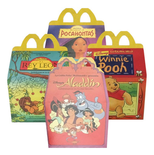 Set Cajita Feliz De Mcdonald's Disney 1990