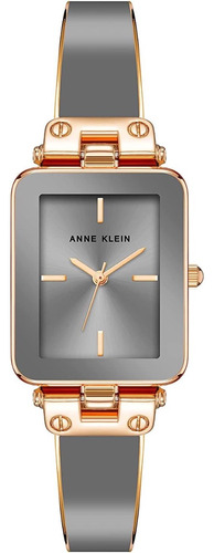 Reloj Mujer Anne Klein Cristal Mineral 22 Mm Ak/3926gyrg