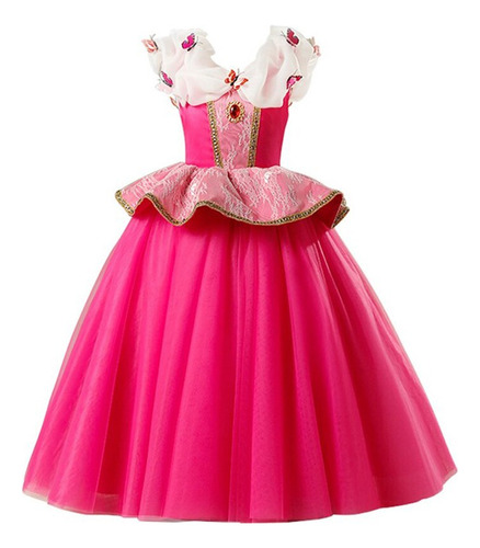 Vestido De Cosplay De Princesa B Para Niña, Aurora, Para Fie