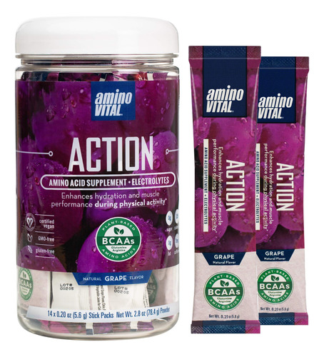 Amino Vital Action- Paquetes De Preentrenamiento De Aminocid