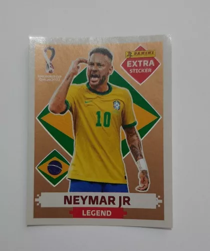 AS 4 LEGENDS NEYMAR JUNIOR (Brasil) - AS 4 FIGURINHAS EXTRA LEGENDS - OURO