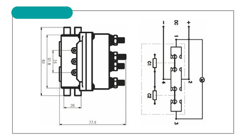 Contactor De Relé De Solenoide De Cabrestante, Reemplazo Dea