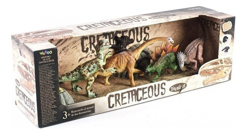 Dinosaurios Sorpresa Cretaceous Set X 6 Wabro