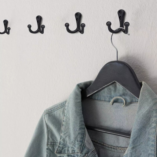 10pc Ganchos Resistentes Para Abrigos Vintage Dobles Percher