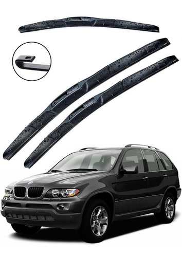 3 Plumas Limpiaparabrisas Bmw X5 2000 2001 2002 2003 2004