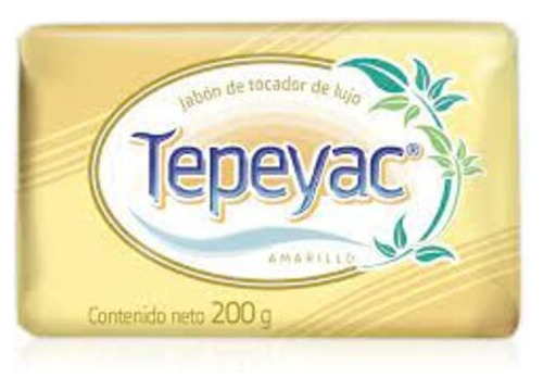 Tepeyac Amarillo Jabón De Tocador/caja Con 30 Piezas De 200g