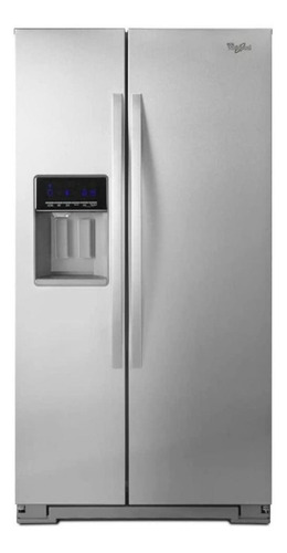 Heladera con freezer Whirlpool WD6580 color acero inoxidable con capacidad de 736L 220V