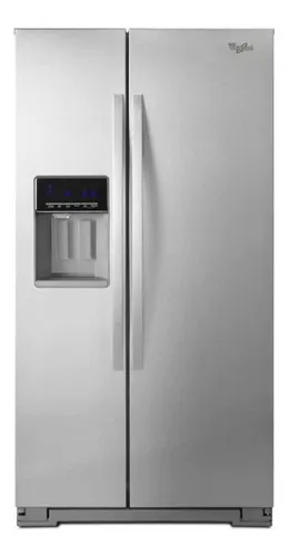 Heladera con freezer Whirlpool WD6580 color acero inoxidable con capacidad de 736L 220V