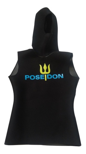 Chaquetilla Poseidon Sin Mangas Con Capucha 3mm