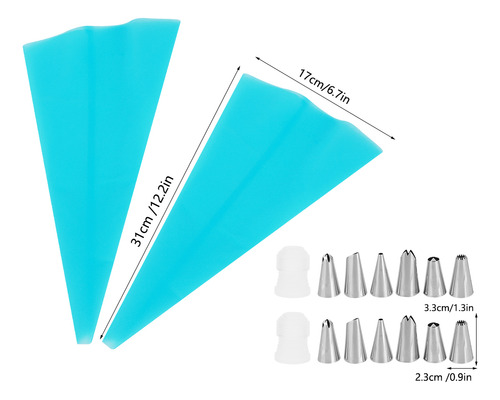 Set De 2 Cremas Para Glaseado De Silicona Para Decoración De