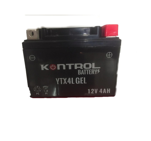 Batería Moto Suzuki Ad 60 Adress Kontrol Ytx4l Gel