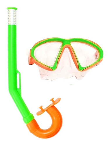 Mascara Y Snorkel Infantil Buceo Natacion Super Cla 1171