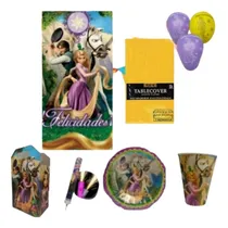 Comprar Rapunzel Enredados Artículos Fiesta Paquete 40 Niños 