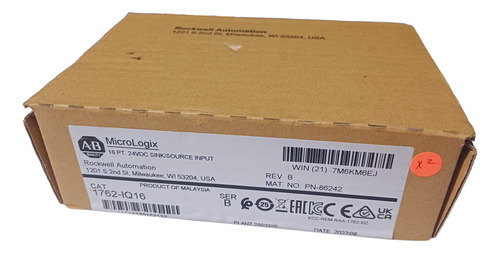 Allen Bradley 1762-iq16 Micrologix 16pt