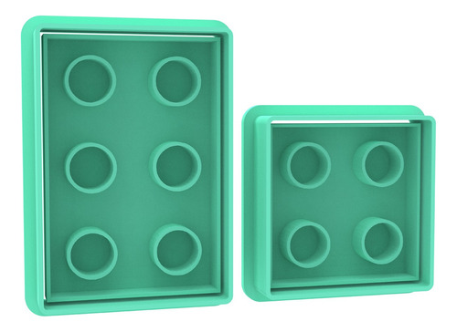 Cortantes Para Galletas Lego Pack
