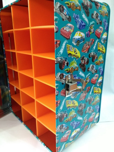 Imagen 6 de 6 de Hot Wheels Maleta Estuche Porta Carritos Original Nuevo