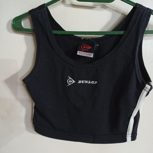 Remera Top Gimnasia Musculación Zbaarca Dunlop Algodón De Lu