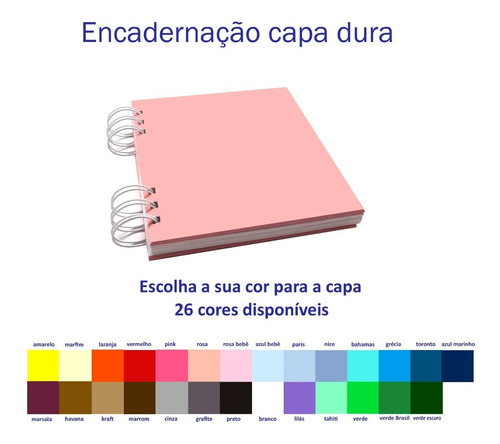 Imagem 4 de 5 de Caderno Álbum Scrap Book 16 X 16 Cm Fotos Fuji Polaroid