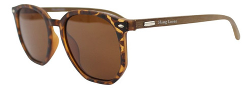 Óculos De Sol Hang Loose Polarizado Coleção Verão Premium Cor Marrom