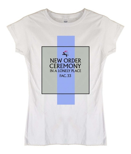 Polera Mujer New Order Ceremony Pop Abominatron