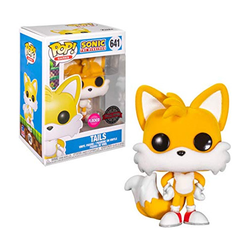 Funko Pop! Juegos Sonic Tails 641 Flocked Target Exclusive T