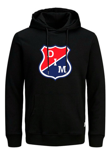 Buzo Chompa Hoodies Medellin Negro 100% Algodon Perchado 