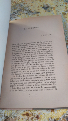J. L. Borges: El Aleph. 1.ª Impresión Con ' La Intrusa' (Usado)